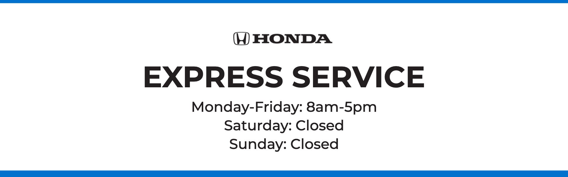 Honda Express Service 