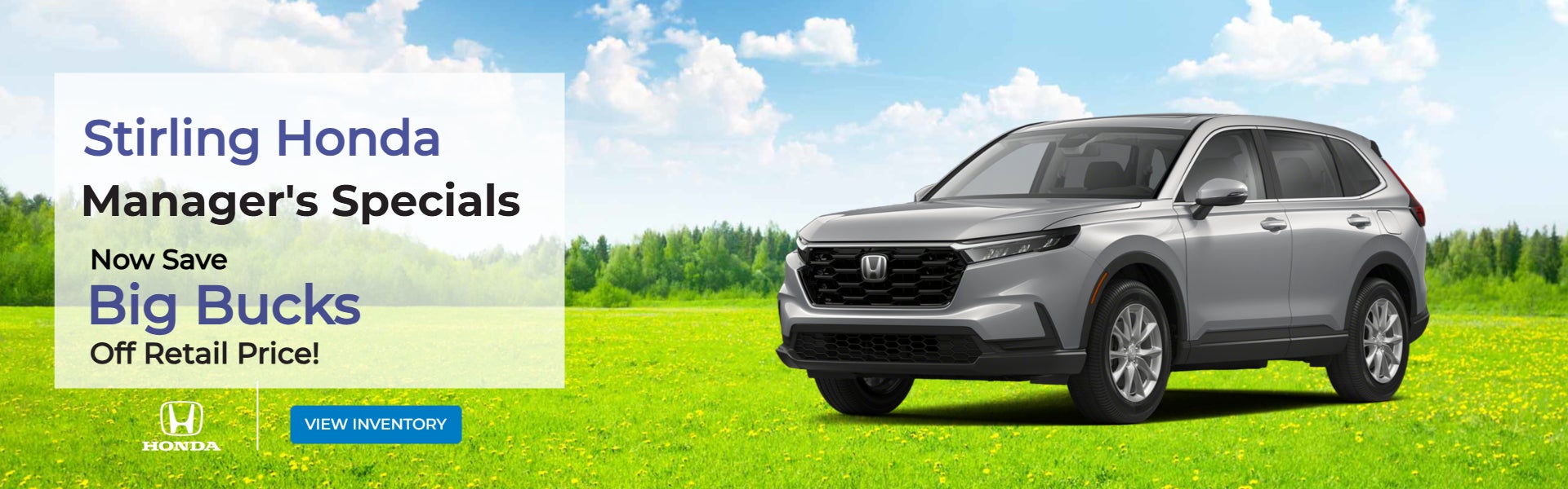 Manager's Featured Vehicles at Stirling Honda