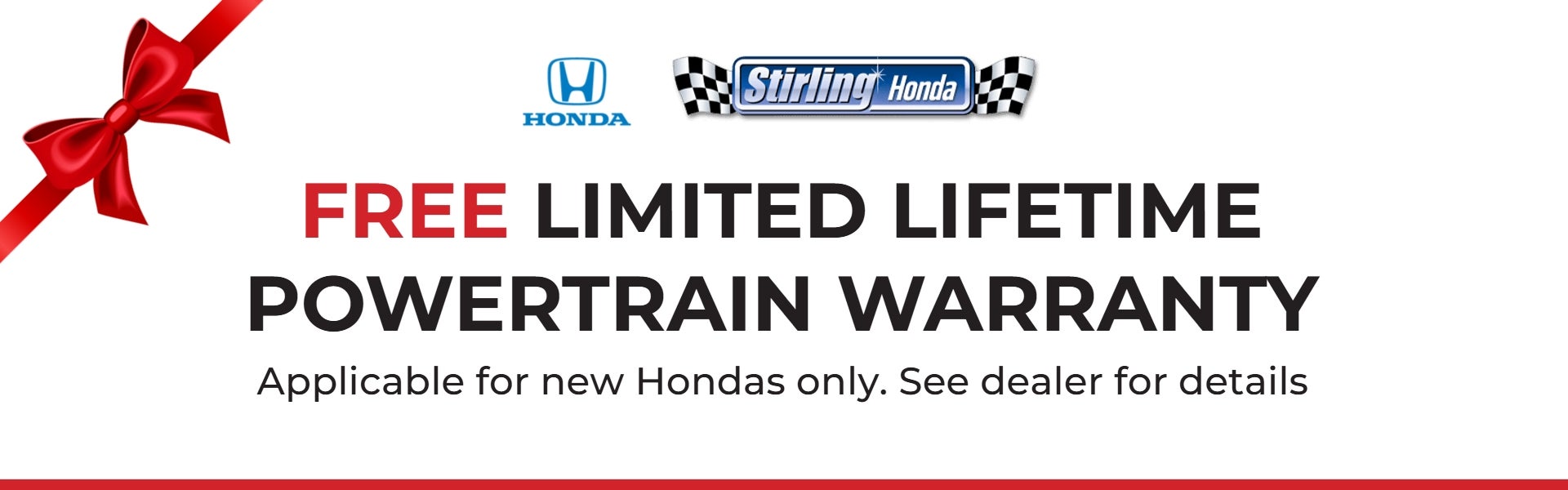 Free Limited Lifetime Powertrain Warranty 
